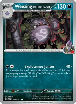 Weezing del Team Rocket, Rivales Predestinados 126