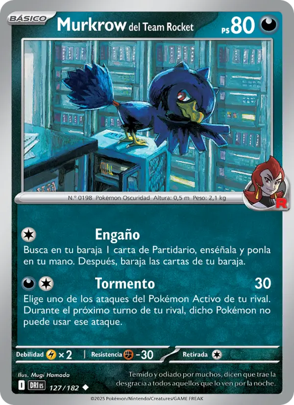 Murkrow del Team Rocket, Rivales Predestinados 127