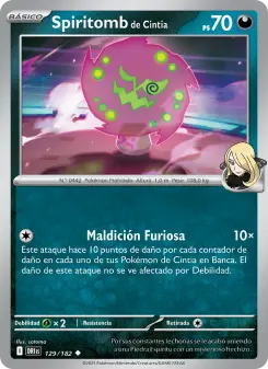 Spiritomb de Cintia, Rivales Predestinados 129