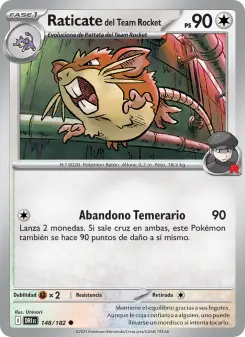 Raticate del Team Rocket, Rivales Predestinados 148