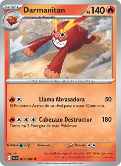 Darmanitan, Fulgor Negro 014