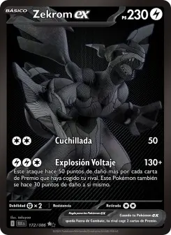 Zekrom ex, Fulgor Negro 172