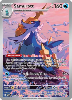Samurott, Llama Blanca 107