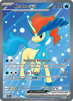 Keldeo ex, Llama Blanca 159