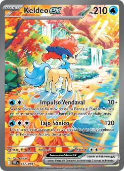 Keldeo ex, Llama Blanca 167