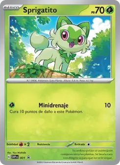 Sprigatito, SVP Black Star Promos 001