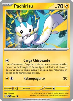 Pachirisu, SVP Black Star Promos 158