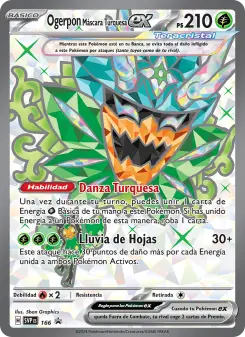 Ogerpon Máscara Turquesa ex, SVP Black Star Promos 166