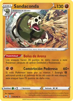 Sandaconda, Espada y Escudo 110