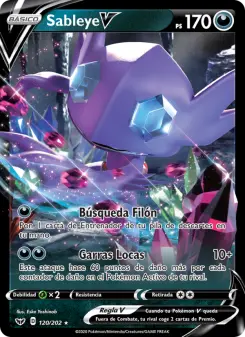 Sableye V, Espada y Escudo 120