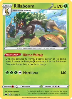 Rillaboom, Espada y Escudo 14