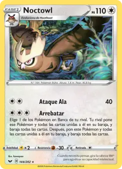 Noctowl, Espada y Escudo 144