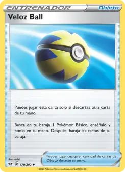 Veloz Ball, Espada y Escudo 179