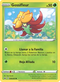 Gossifleur, Espada y Escudo 20