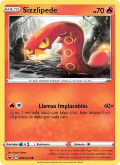 Sizzlipede, Espada y Escudo 38