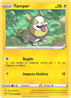 Yamper, Espada y Escudo 73