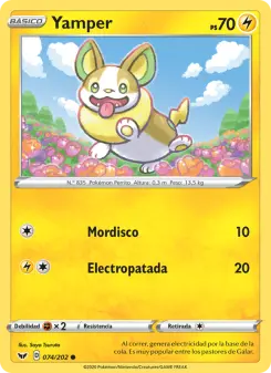 Yamper, Espada y Escudo 74