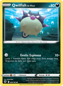 Qwilfish de Hisui, Resplandor Astral 089