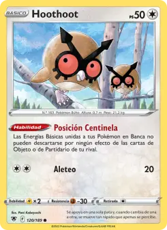 Hoothoot, Resplandor Astral 120