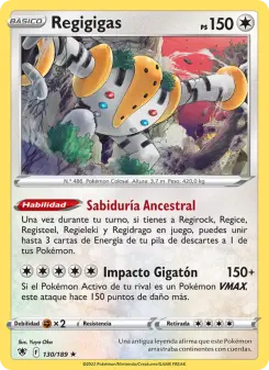 Regigigas, Resplandor Astral 130