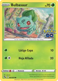 Bulbasaur, Pokémon GO 001