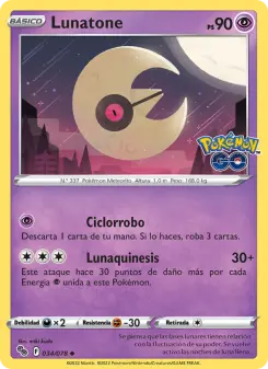 Lunatone, Pokémon GO 034