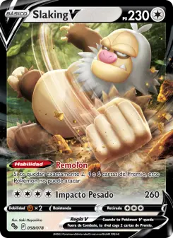 Slaking V, Pokémon GO 058
