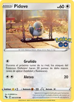 Pidove, Pokémon GO 061