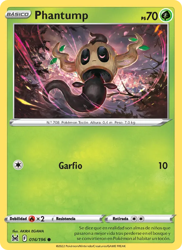 Phantump, Origen Perdido 016