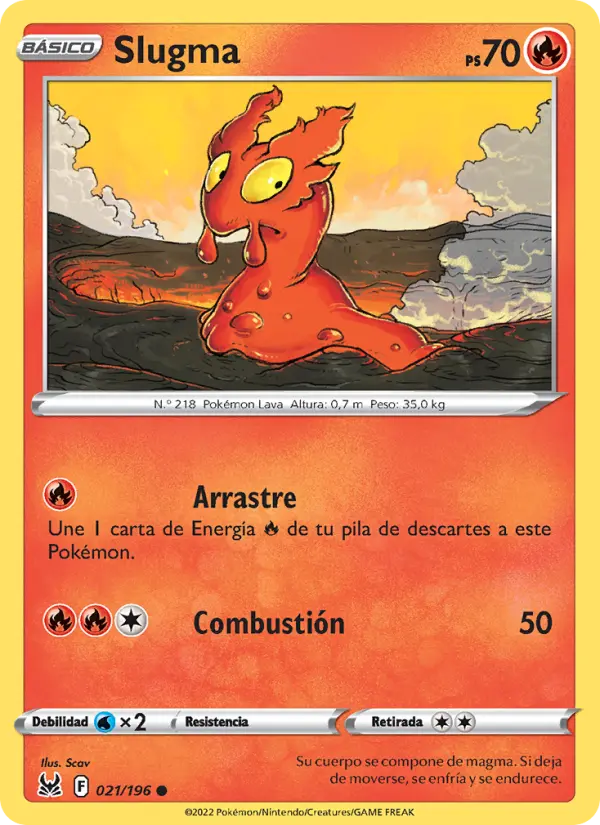 Slugma, Origen Perdido 021