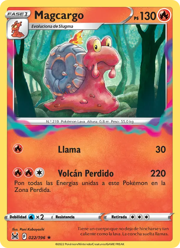 Magcargo, Origen Perdido 022