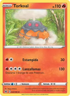 Torkoal, Origen Perdido 023