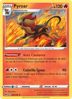 Pyroar, Origen Perdido 029