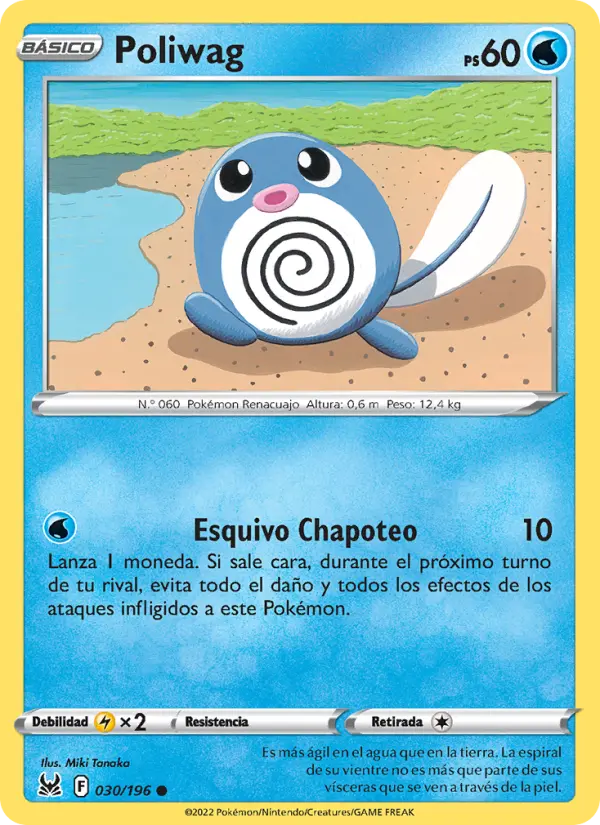 Poliwag, Origen Perdido 030