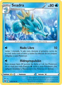 Seadra, Origen Perdido 036