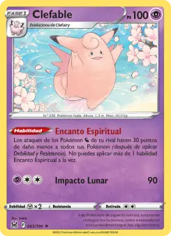 Clefable, Origen Perdido 063
