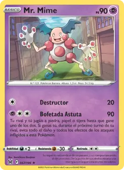Mr. Mime, Origen Perdido 067