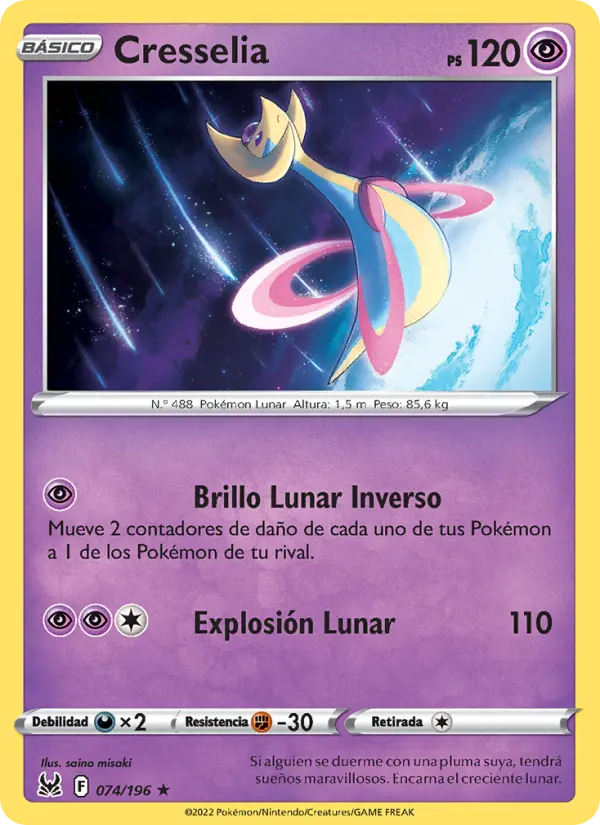 Cresselia, Origen Perdido 074