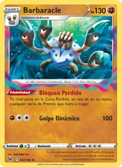 Barbaracle, Origen Perdido 107