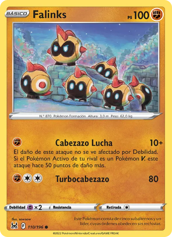 Falinks, Origen Perdido 110