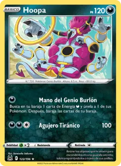 Hoopa, Origen Perdido 122