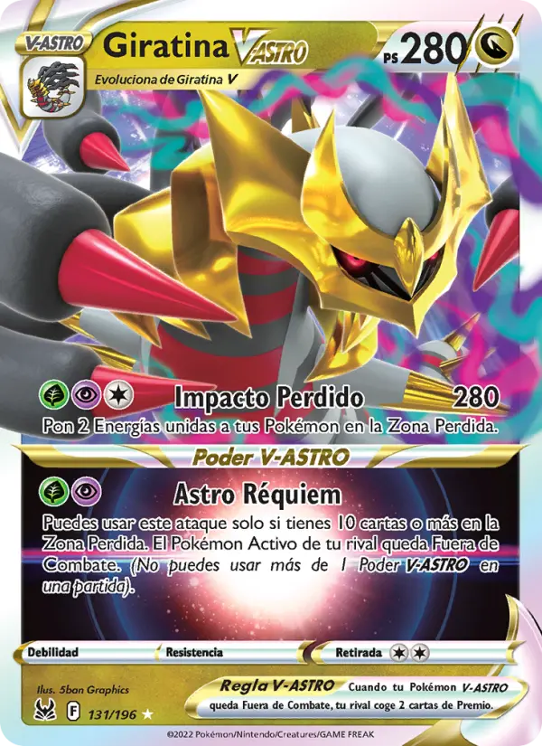 Giratina V-ASTRO, Origen Perdido 131