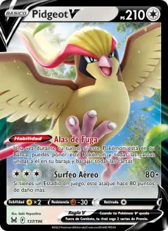 Pidgeot V, Origen Perdido 137