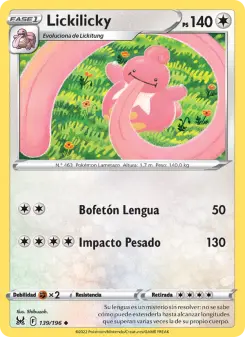 Lickilicky, Origen Perdido 139