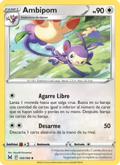 Ambipom, Origen Perdido 145