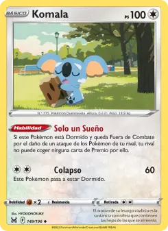 Komala, Origen Perdido 149
