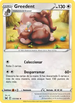 Greedent, Origen Perdido 151