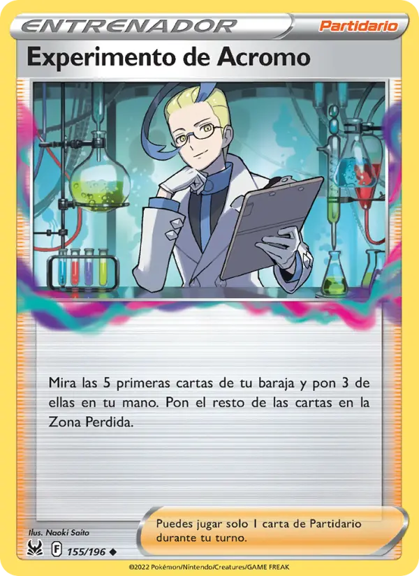 Experimento de Acromo, Origen Perdido 155