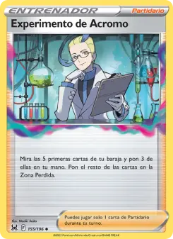 Experimento de Acromo, Origen Perdido 155