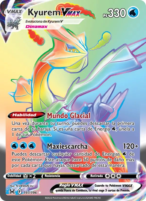 Kyurem VMAX, Origen Perdido 197